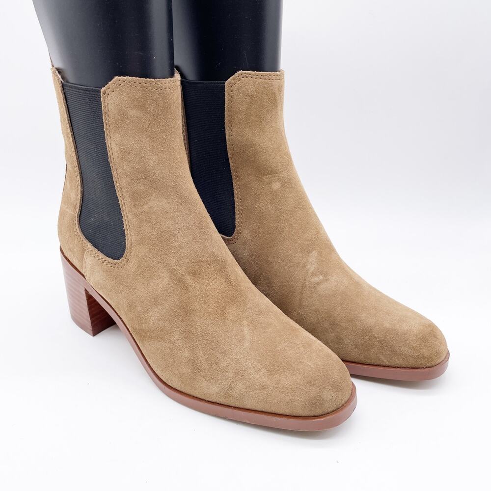 Steve‎ Madden Women's Rhiannon Tan Suede Ankle Booties Size 7 M